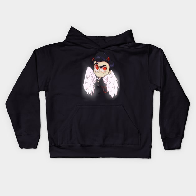 Lucifer Morningstar Kids Hoodie by SpookytheKitty2001